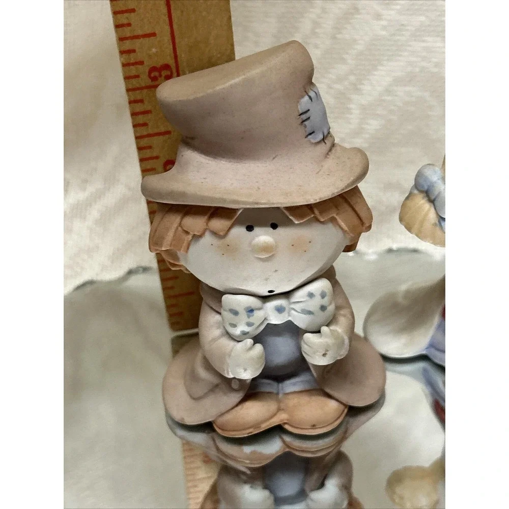 Bumpkins Bisque Porcelain Bride & Groom Figurines‎ Fabrizio George Cake Toppers